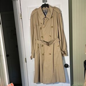 Burberry Beige Double-Breasted Trench Coat